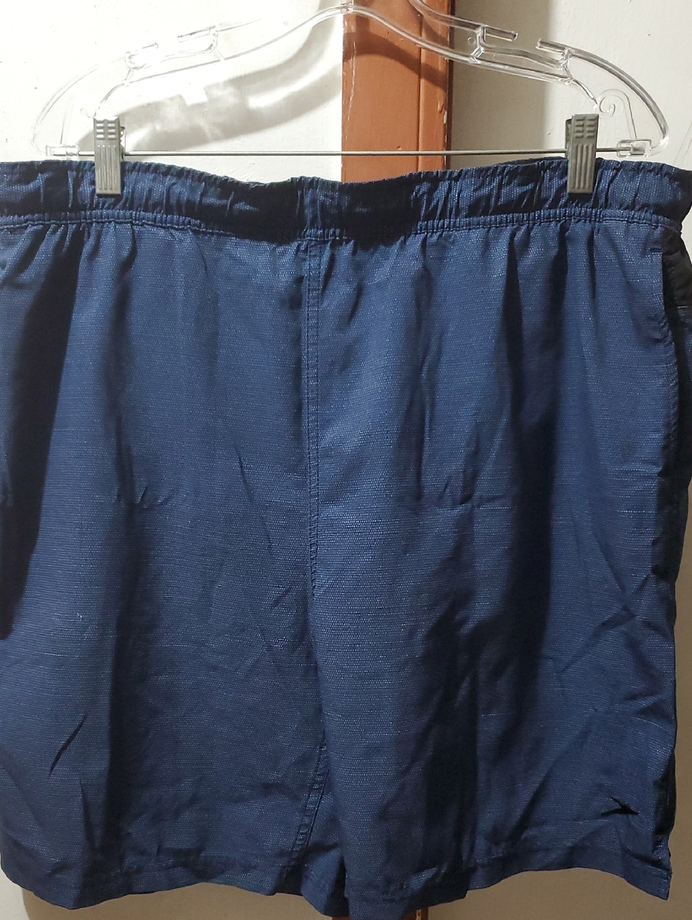 SPEEDO Navy Elastic drawstring Waist Shorts Size XL